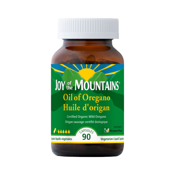 Joy of the Mountains Oil of Oregano Capsules bottle