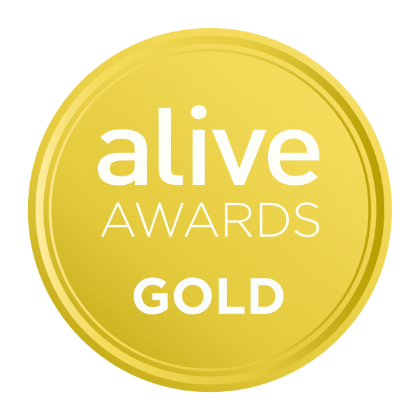 Alive awards gold badge
