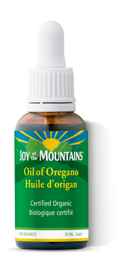 Bottle of Joy of the Mountains Oil of Oregano Liquid